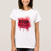 Stop de genocide in Gaza T-shirt (Voorkant)