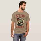 STOP DE GENOCIDE T-SHIRT (Voorkant volledig)