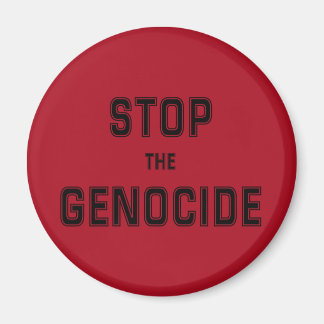 STOP de genocide | Zeg nee tegen genocide | Genoci Magneet