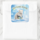 Stop de Global Warming Polar Beer Stickers (Tas)