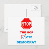 STOP DE GOP - BRIEFKAART (Voorkant / Achterkant)