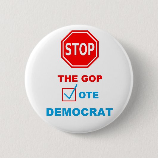 STOP DE GOP - BUTTON (Voorkant)
