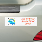 Stop de Greed Bumpersticker (Op auto)