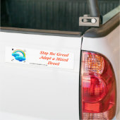 Stop de Greed Bumpersticker (Op Truck)