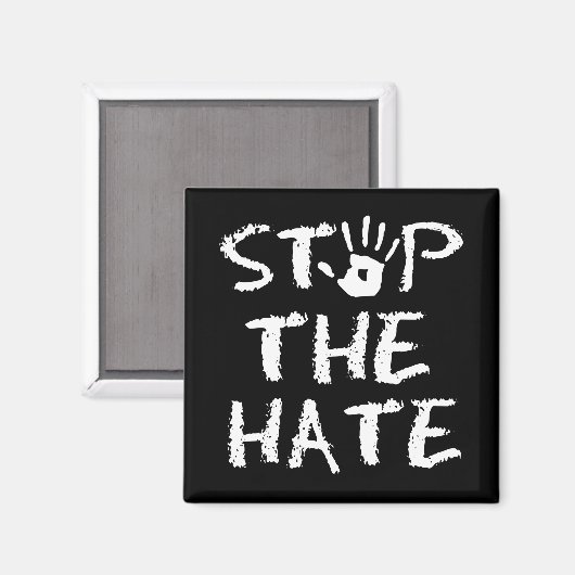 Stop de haat magneet (Voorkant / Achterkant)