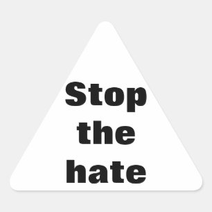 Stop de haat sticker