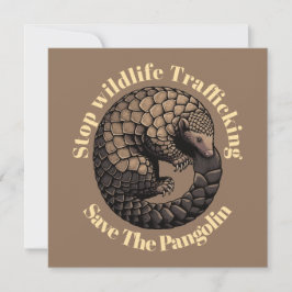 Stop de handel in wilde dieren - Red de pangolin