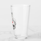 Stop de handel in zand polarBeer Glas (Links)