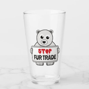 Stop de handel in zand polarBeer Glas