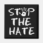 Stop de Hate Magneet (Voorkant)