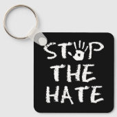 Stop de Hate Sleutelhanger (Voorkant)