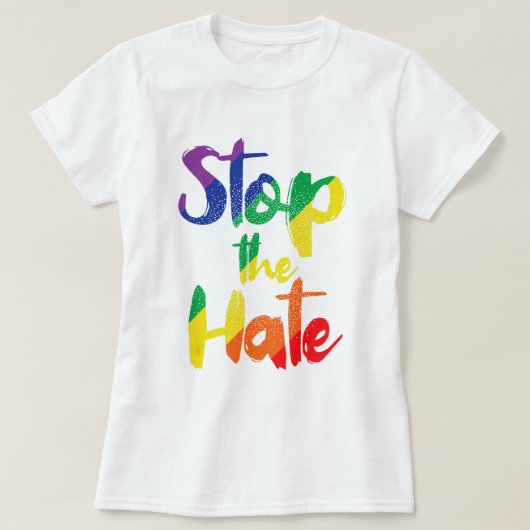 Stop de Hate T-shirt (Design voorkant)