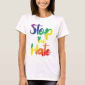 Stop de Hate T-shirt (Voorkant)