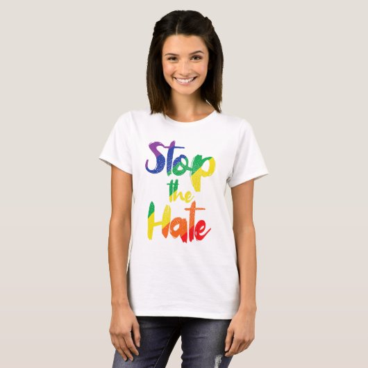 Stop de Hate T-shirt (Voorkant volledig)