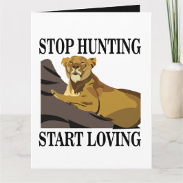 Stop de Jacht Start met het Liefhebben van Leeuwin Kaart