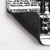 Stop de jurken, krantenafdrukken muismat (Hoek)