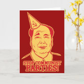 Stop de Kaart van de communistische partijen (Gele Bloem)