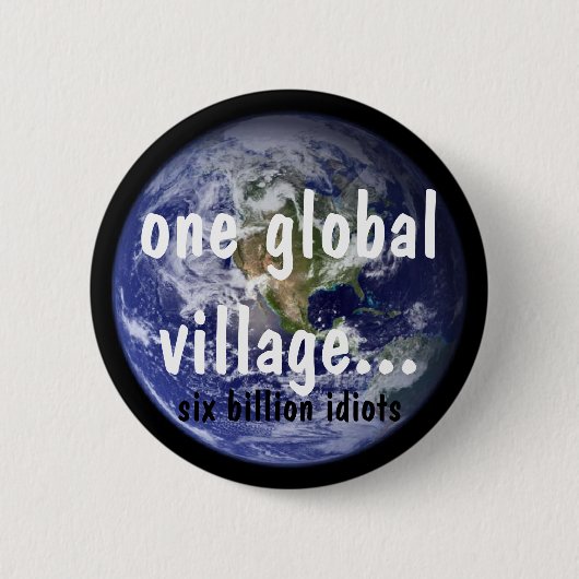 STOP DE KERNknop (ontwerp 2) Ronde Button 5,7 Cm (Voorkant)