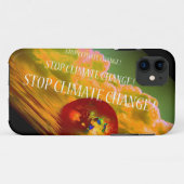 STOP DE KLIMAATVERANDERING! Case-Mate iPhone CASE (Achterkant (horizontaal))