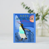 Stop de klimaatverandering, keizer van de opwarmin briefkaart (Staand voorkant)