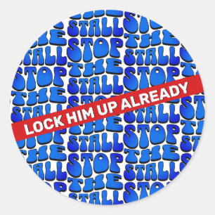 STOP DE KRAAM RONDE STICKER