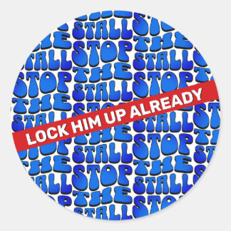 STOP DE KRAAM RONDE STICKER