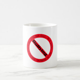 Stop de Logo van Shirley Taylor tegen pesterijen Koffiemok
