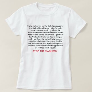 STOP DE MADNESS vrouwen T-shirt