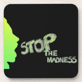 Stop de maffia Beverage Coaster Bier Onderzetter (Voorkant)