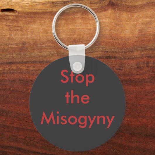 Stop de Misogyny Sleutelhanger (Voorkant)