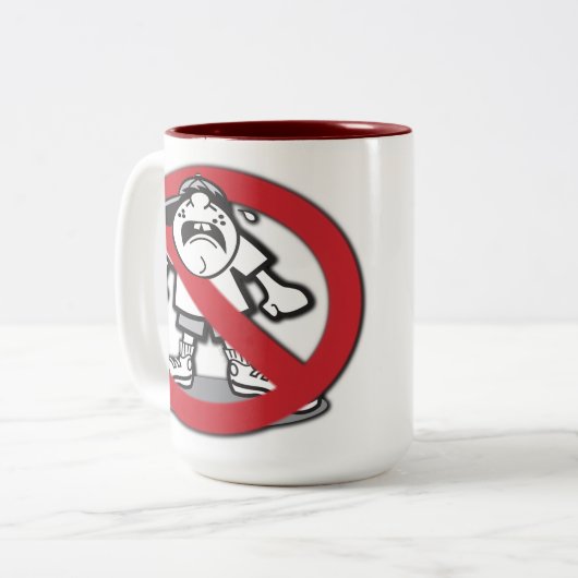 Stop de Mok van de Koffiekoffie (Voorkant links)