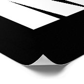 Stop de moord - protesteren luid en trots poster (Hoek)