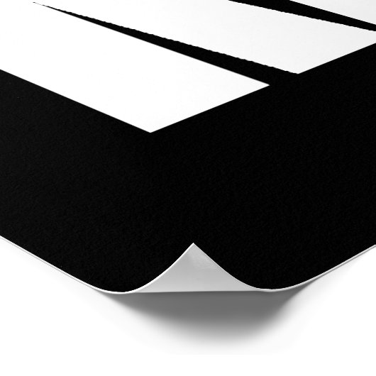 Stop de moord - protesteren luid en trots poster (Hoek)