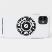 STOP DE MUZIEK NIET. Case-Mate iPhone CASE (Achterkant (horizontaal))