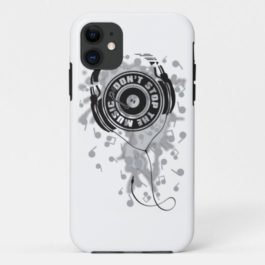 STOP DE MUZIEK NIET. Case-Mate iPhone CASE (Achterkant)