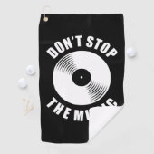 Stop de muziek niet golfhanddoek (Insitu)