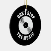 Stop de muziek niet keramisch ornament (Rechts)