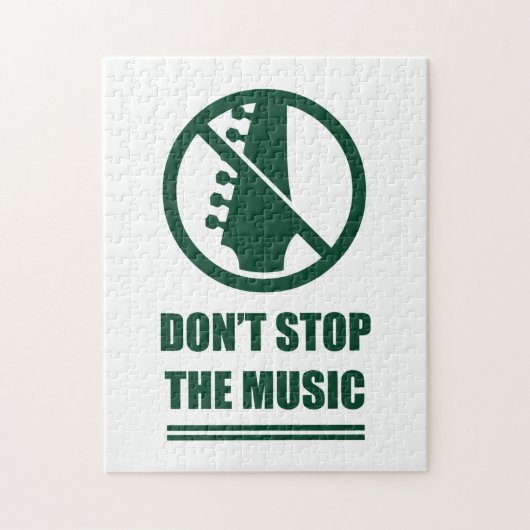 Stop de muziek niet legpuzzel (Verticaal)
