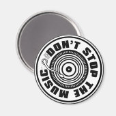 STOP DE MUZIEK NIET. MAGNEET (Voorkant / Achterkant)