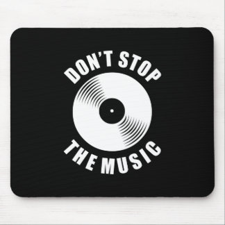 Stop de muziek niet muismat