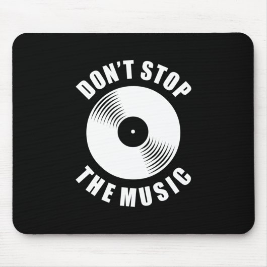 Stop de muziek niet muismat (Voorkant)