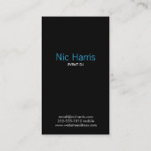 STOP DE MUZIEKDJ Musician Band NIET Visitekaartje (Achterkant)