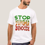 STOP DE OOGGHURGENOCIDE T-SHIRT (Voorkant)