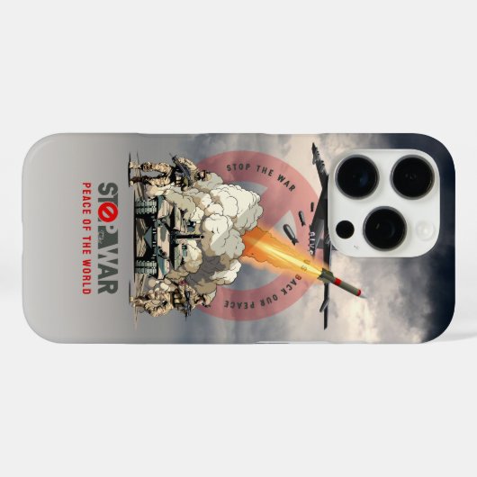 Stop De Oorlog Case-Mate iPhone Case (Achterkant (horizontaal))