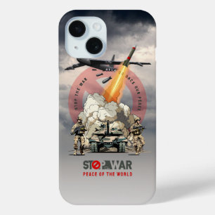 Stop De Oorlog iPhone 15 Case