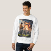 Stop de oorlog - Emotionele anti-oorlog protestkun Trui (Voorkant volledig)