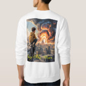 Stop de oorlog - Emotionele anti-oorlog protestkun Trui (Achterkant)