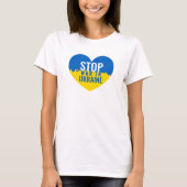 Stop de oorlog in Oekraine T-shirt (Voorkant)