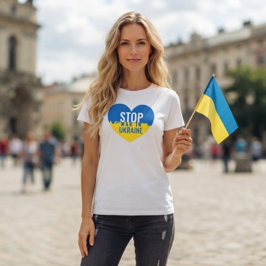 Stop de oorlog in Oekraine T-shirt