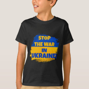 Stop de oorlog in Oekraïne - Vrede in de wereld - T-shirt